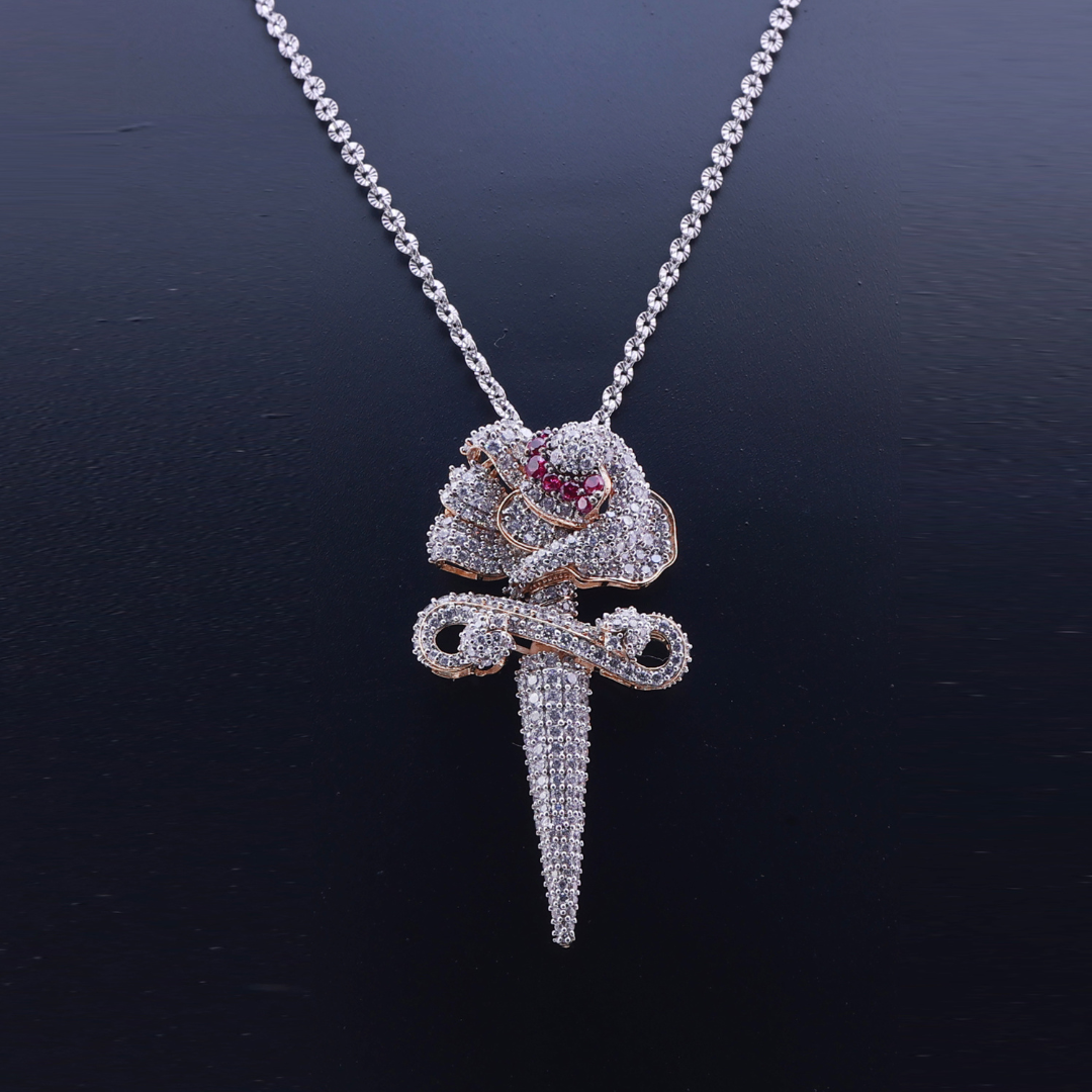 Rose Dagger Pendant