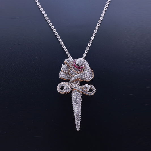 Rose Dagger Pendant