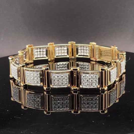 Imperial Square Pavé Bracelet